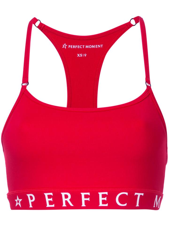 Perfect Moment - Fitness Top - Women - Nylon/spandex/elastane - S, Red, Nylon/spandex/elastane