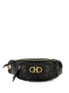 Salvatore Ferragamo Quilted Belt Bag - Black