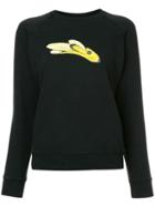 Alexa Chung Banana Sweatshirt - Black