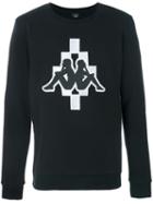 Marcelo Burlon County Of Milan Logo Printed Sweatshirt - Black