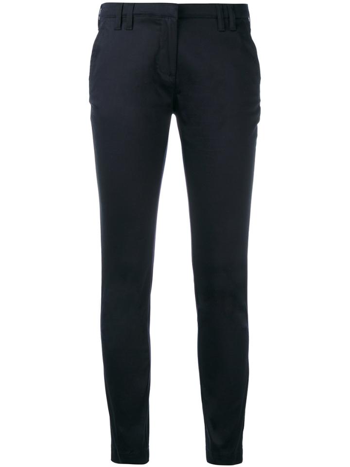 Eleventy Cigarette Trousers - Blue