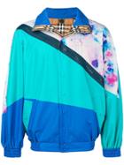 Burberry Reversible Tie-dye Shell Suit Jacket - Blue
