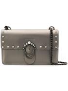 Marc Ellis Lux Embellished Shoulder Bag - Silver