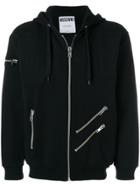 Moschino Multi-zip Hoodie - Black