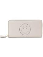 Anya Hindmarch Large Smiley Wallet - Neutrals