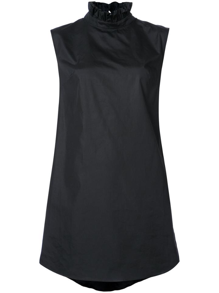 Cecilie Bahnsen Frill Collar Tie Back Blouse - Black