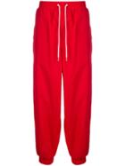 Calvin Klein Jeans Loose-fit Logo Track Pants - Red
