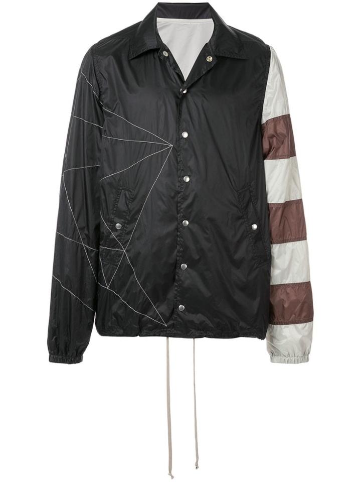 Rick Owens Snapfront Jacket - Black