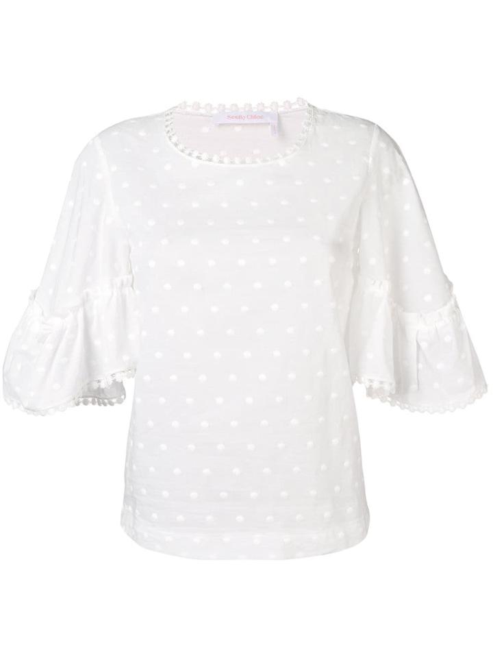 See By Chloé Embroidered Blouse - White