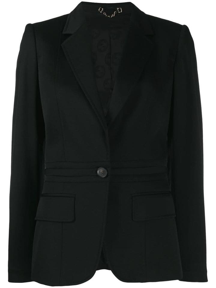 Gucci Pre-owned 2000's Fitted Waist Blazer - Black