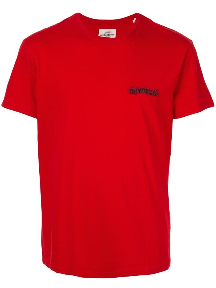 Kent & Curwen Logo Patch T-shirt - Red
