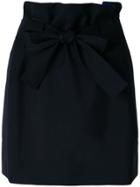 Maison Kitsuné Front Bow Fastening Skirt - Black