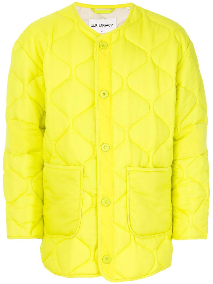 Our Legacy Quilted Jacket - Yellow & Orange