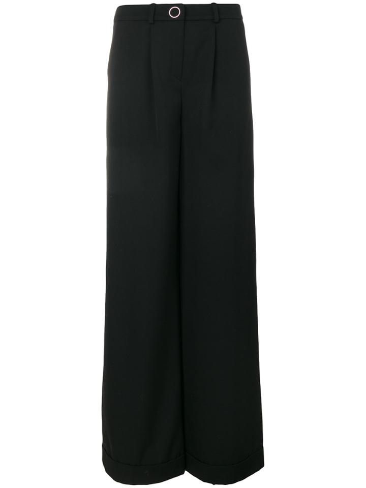 Mugler Flared Trousers - Black