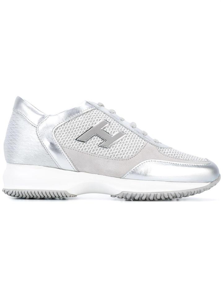 Hogan Panelled Sneakers - Grey