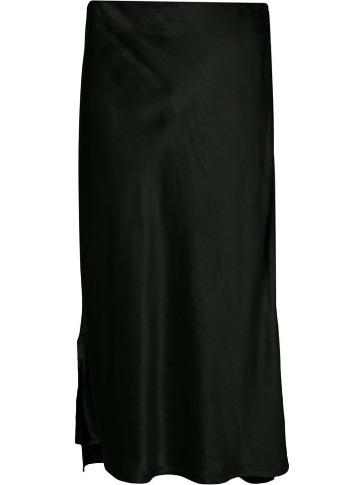Protagonist - Bias Slip Skirt - Women - Viscose - M, Black, Viscose