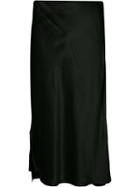 Protagonist - Bias Slip Skirt - Women - Viscose - M, Black, Viscose