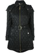 Burberry 'bellbridge' Quilted Jacket, Women's, Size: Large, Black, Polyester
