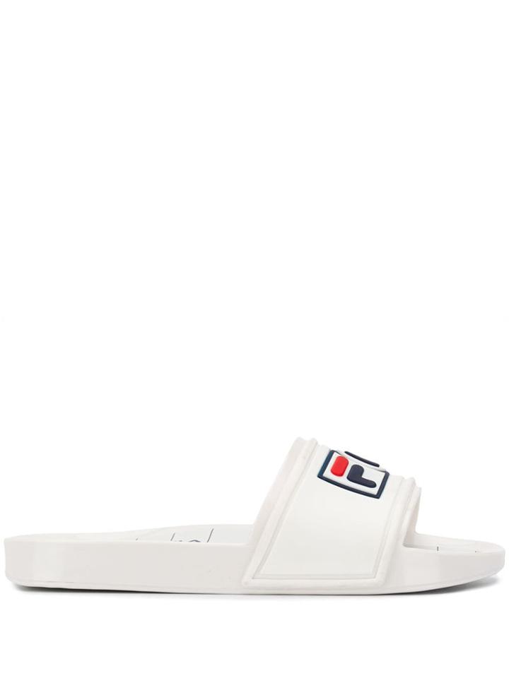 Fila X Melissa Logo Sliders - White