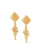 Chanel Vintage Mademoiselle Clip-on Earrings