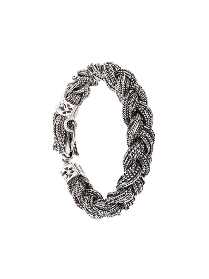 Emanuele Bicocchi Rope Chain Bracelet - Silver