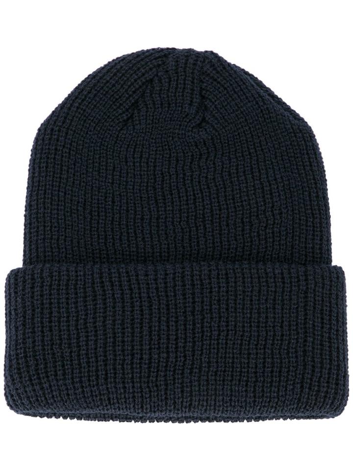 Unused Ribbed Beanie - Blue
