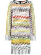 Missoni Aztec Patterned Fringe Dress - Multicolour