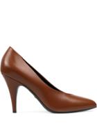 Gucci Leather Pumps - Brown