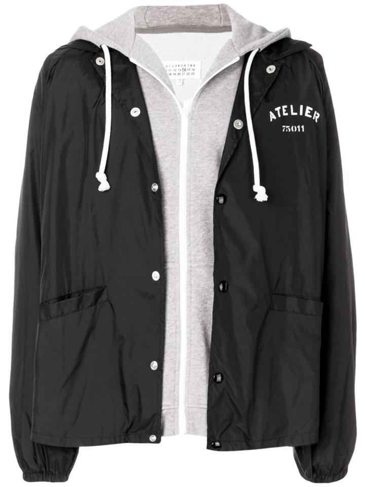 Maison Margiela Atelier Layered Hooded Jacket - Black