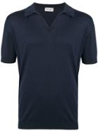 John Smedley Soft Polo Shirt - Blue