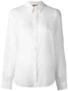 No21 Perforated Detail Shirt - White