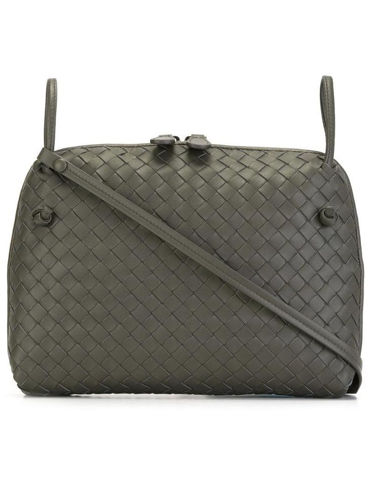 Bottega Veneta Light Gray Intrecciato Nappa Nodini Bag - Grey