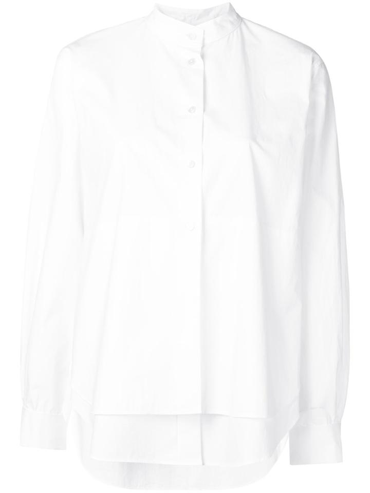 Odeeh Long-sleeve Fitted Shirt - White