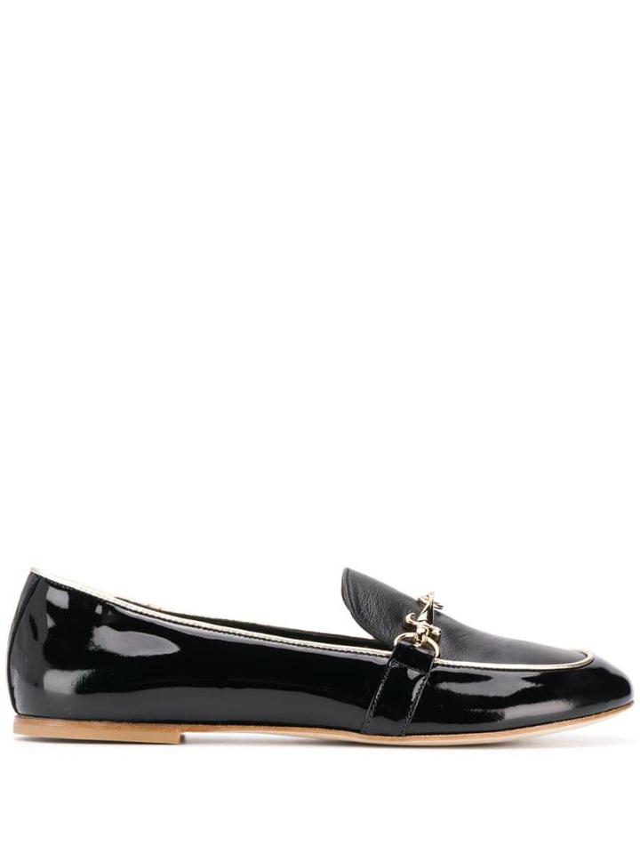 Cesare Paciotti Kids Teen Ballerina Pumps - Black