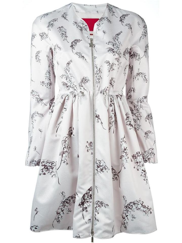 Moncler Floral Pattern Flared Jacket - Pink
