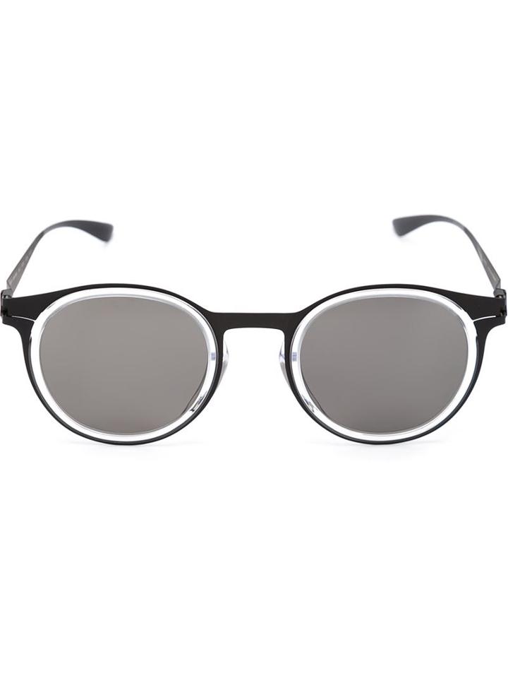 Mykita - Round Frame Sunglasses - Men - Acetate/stainless Steel - One Size, Black, Acetate/stainless Steel