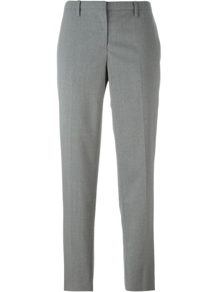 No21 Tailored Trousers, Women's, Size: 46, Grey, Spandex/elastane/virgin Wool