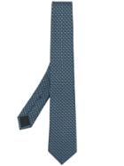 Gucci Bees And Dots Pattern Tie - Blue