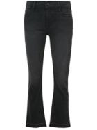 Rta Cropped Flared Jeans - Black