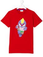 Fendi Kids Fendirumi Rugby T-shirt - Red