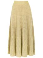 Cecilia Prado Cassia Midi Skirt - Yellow & Orange