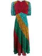 Rixo Colour Block Day Dress - Black
