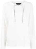 Fabiana Filippi Drawstring-detail Sweater - White