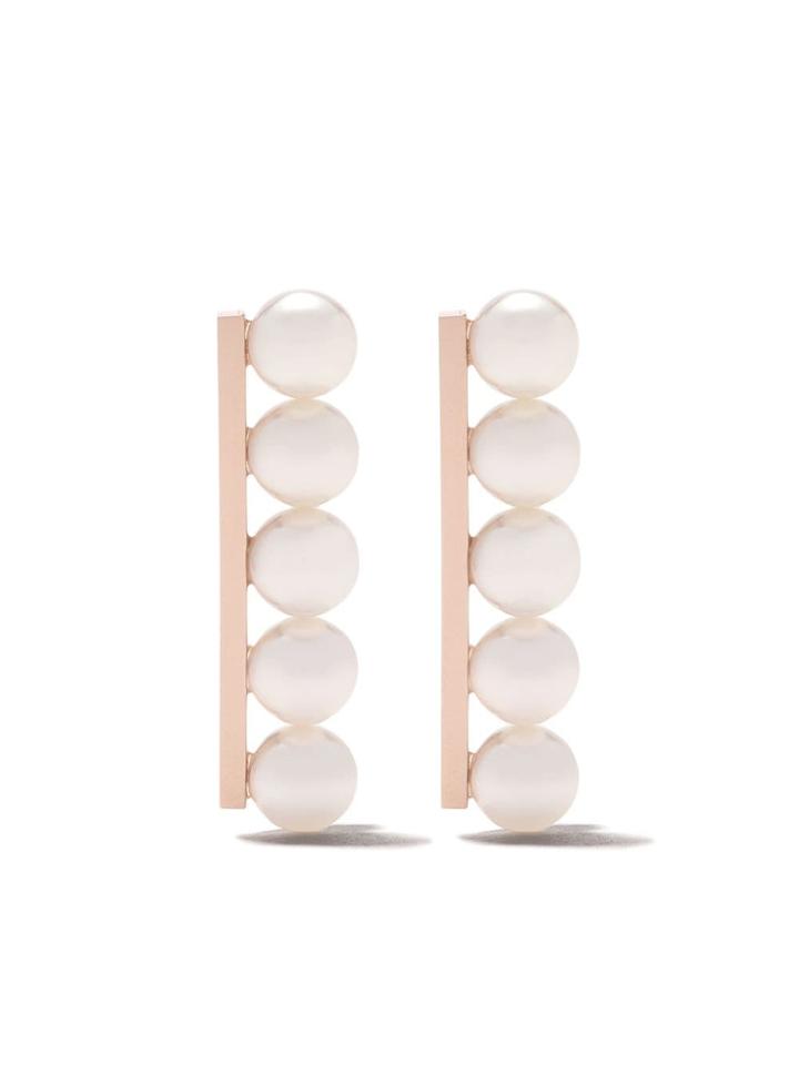 Tasaki 18kt Rose Gold Balance Plus Earrings - Sakura Gold