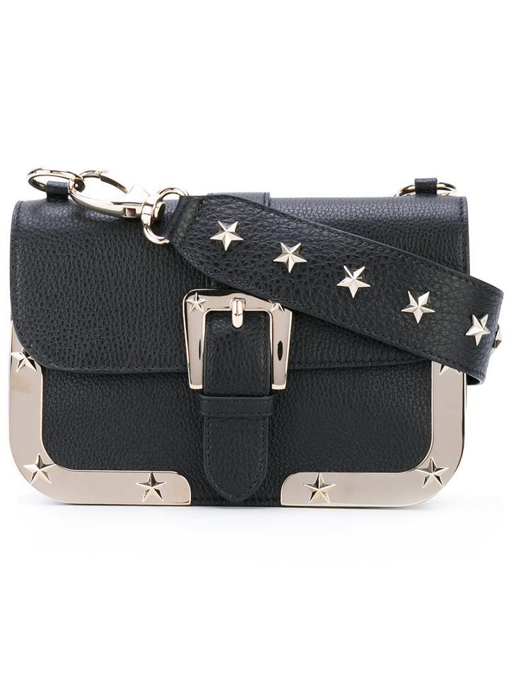 Star Studded Crossbody Bag - Women - Calf Leather - One Size, Blue, Calf Leather, Red Valentino