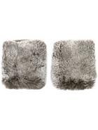 N.peal Rex Fur Cuffs - Brown