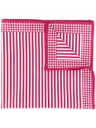 Brunello Cucinelli Striped Scarf - Red