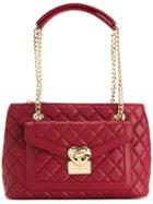 Love Moschino Medium Quilted Shoulder Bag, Women's, Red