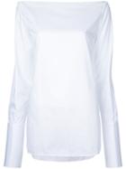 Dion Lee - Double Sleeve Shirt - Women - Polyester - 6, White, Polyester