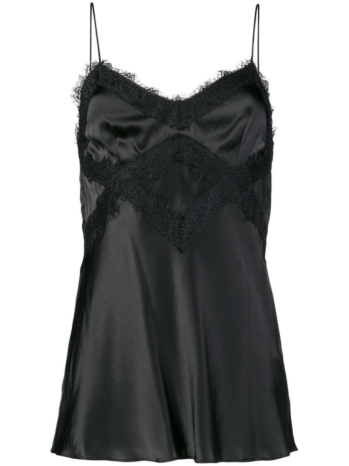 Dorothee Schumacher Longline Lace Cami - Black